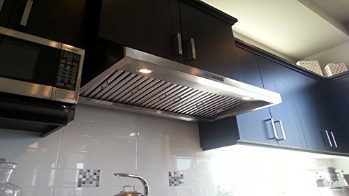 Crown PRO-BF03 Range Hood – 30", 800 CFM, Under Cabinet, Plug-In