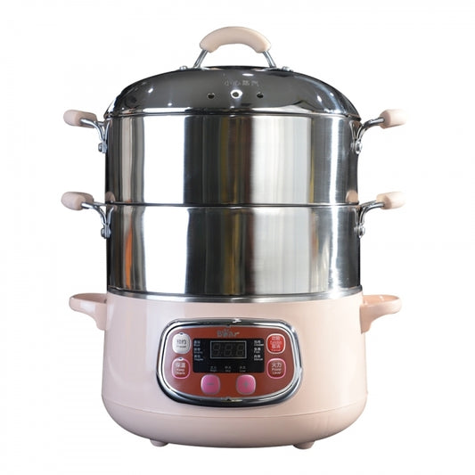 [BEAR DZG-A80A2] Electric Steamer| Stainless Steel| Five Functions| Three Layers