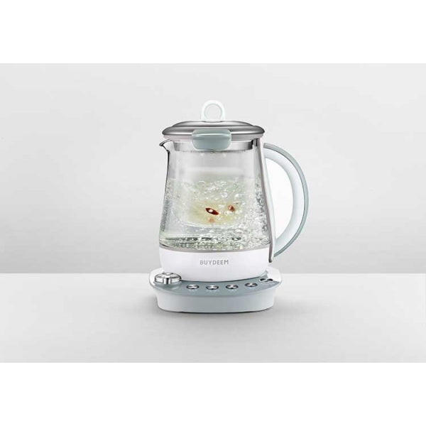 BUYDEEM K2683 Health-Care Beverage Tea Maker and Kettle, 9-in-1 Programmable Brew Cooker Master, 1.5 L