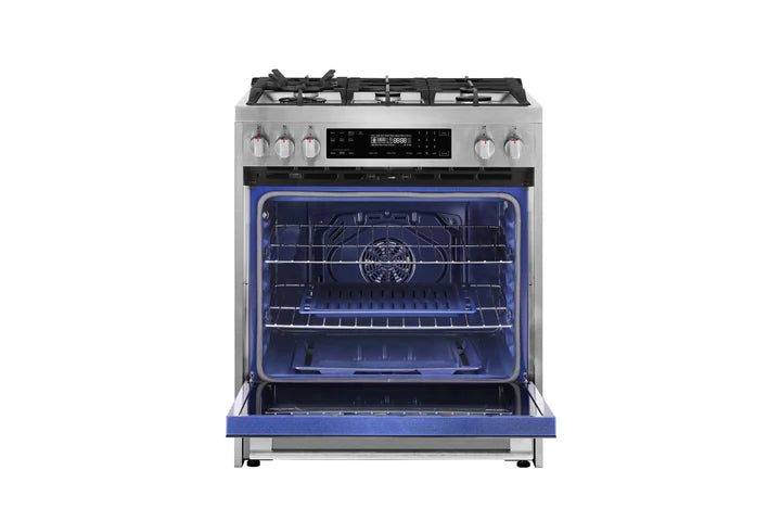 ROBAM Gas Range 7GG10, 30", Slide-in, Gas or Propane, with 5.0 cu. Ft. oven