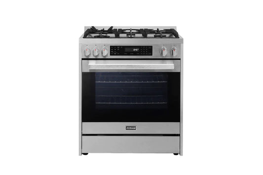 ROBAM Dual Fuel Range 7MG10, 30", Slide-in, Gas or Propane, with 5.0 cu. Ft. oven