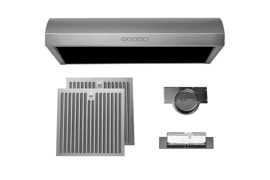 HAUSLANE UC-B018 Range Hood| Under Cabinet| 30"| Stainless Steel