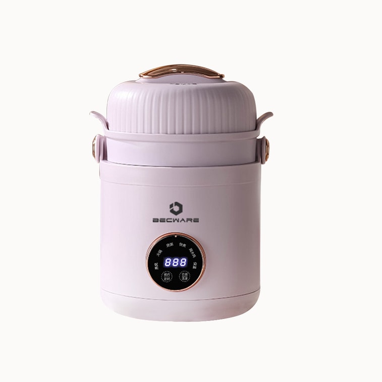 BECWARE 电炖锅 BW-SP12,隔水电炖盅 陶瓷内胆 1200ml 白色