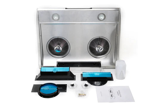 HAUSLANE UC-C400 Range Hood| Ducted Under Cabinet| 30"| Auto Clean| 750 CFM