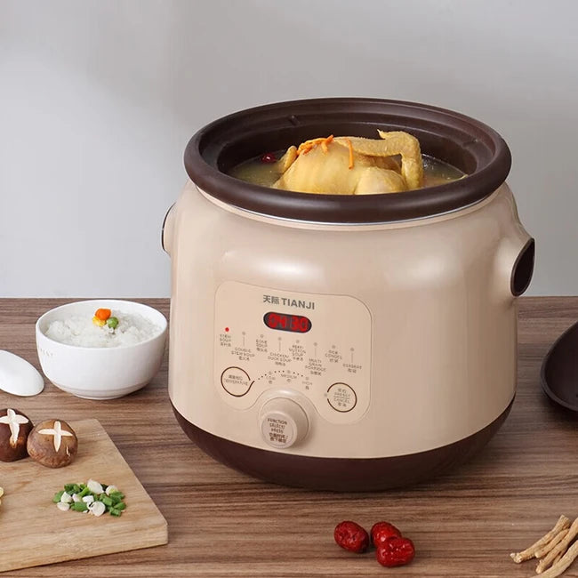 天际电炖锅电炖锅DGD40-40SED汤锅炖锅紫砂锅智能预约定时4L