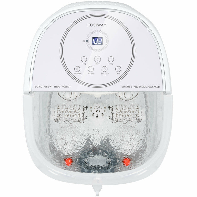 ES10031US:  Foot Spa Bath Massager with 3-Angle Shower