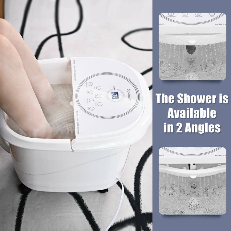 ES10031US:  Foot Spa Bath Massager with 3-Angle Shower