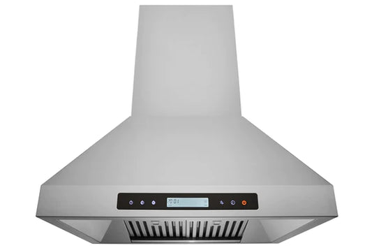 IS-500: Hauslane Range Hood, Island, 30" or 36", Stainless Steel