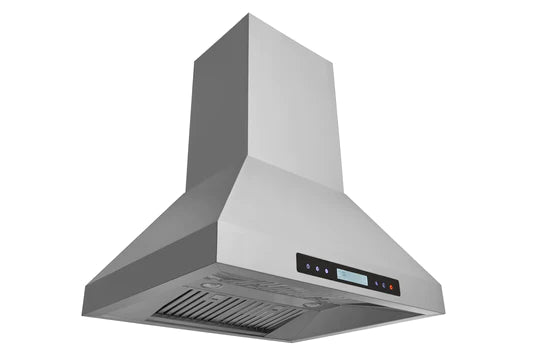 IS-500: Hauslane Range Hood, Island, 30" or 36", Stainless Steel