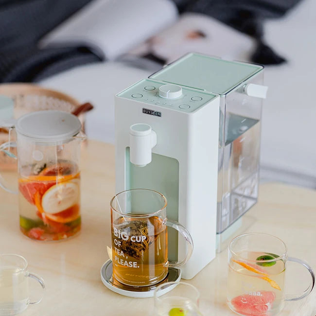 Buydeem S9013/23:台式即热饮水机、泡茶器、冲奶神器、浅色衬衫 绿/灰 3L