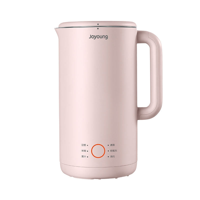 [Joyoung DJ06M-D53] soy milk maker| 0.6L| stainless steel| color: rose pink| timing