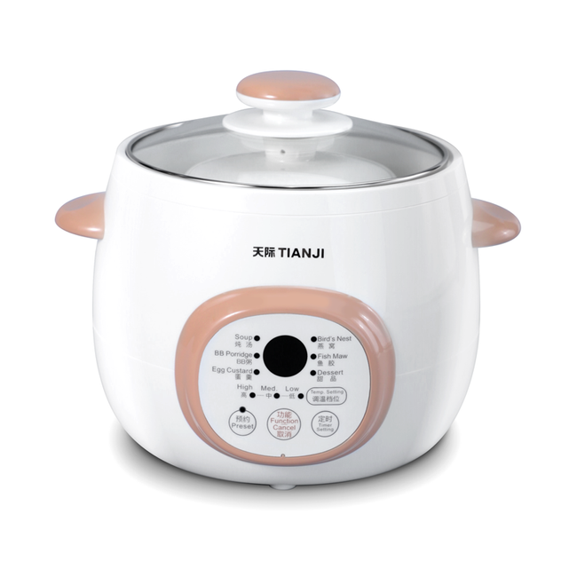 [TONZE DGD10-10BAG] Microcomputer Waterproof Electric Stew Pot| Mini 1.0 Liter| Multiple Functions