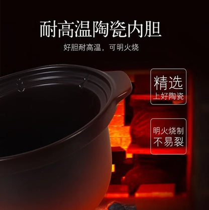 [TIANJI DGD40-40LD] BLACK EARTH STEW POT| 4.0 Liter| Timing| Multiple Functions