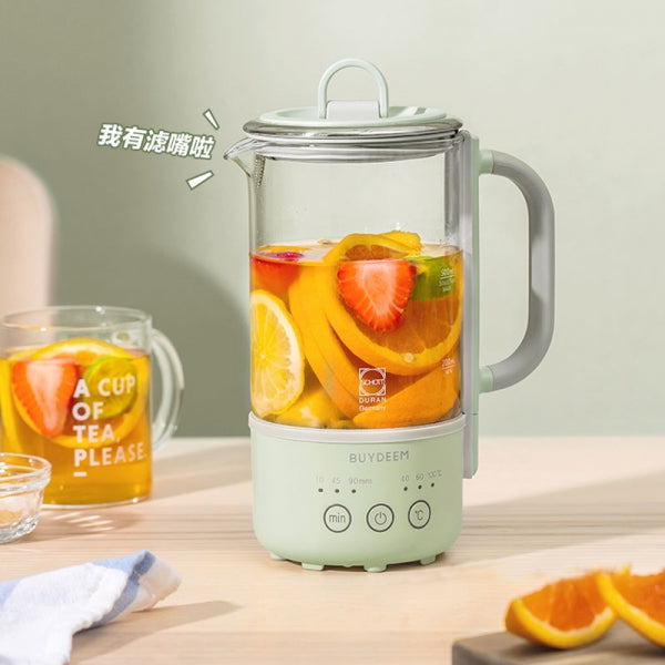 [BUYDEEM K313] Mini Kettle Cooker| Mini Health Pot| 0.6 Liter| Green| Light And Small