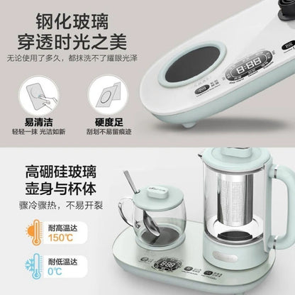 [BEAR YSH-C06N1] Health Kettle| Electric Kettle| Capacity :600ml+300ml| Two-In-One Brewing And Warm Drinking, Adjustable Insulation