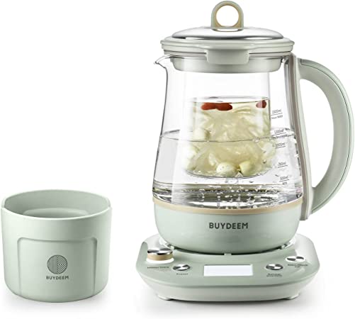[BUYDEEM K2763] Health-Care Beverage Tea Maker and Kettle| 1.5 Liter| 8-in-1 Programmable Brew Cooker Master| Auto Keep Warm