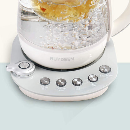 BUYDEEM K2683 保健饮料茶壶和水壶，9 合 1 可编程冲泡器，1.5 升