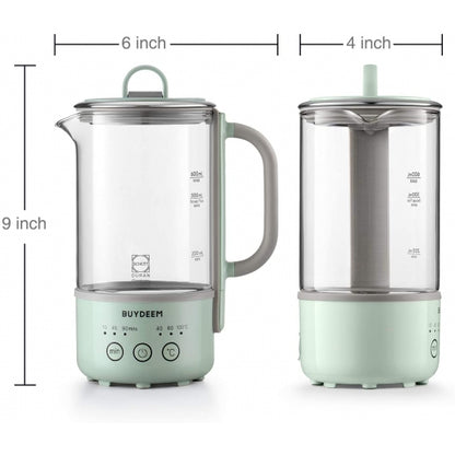[BUYDEEM K313] Mini Kettle Cooker| Mini Health Pot| 0.6 Liter| Green| Light And Small