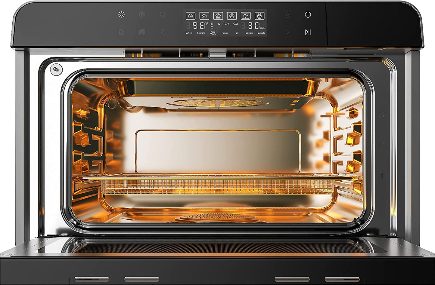 ROBAM 20-in-1 R-BOX CT763(Steam oven),Countertop Convection Oven,Air Fry,Grill,Bake & Steam,Wide Temperature Precision,Ergonomic Design