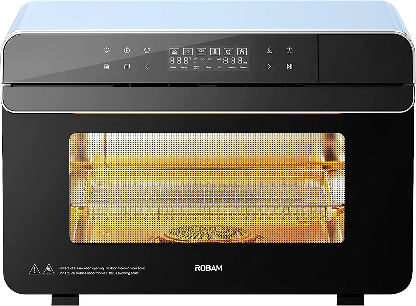 ROBAM 20-in-1 R-BOX CT763(Steam oven),Countertop Convection Oven,Air Fry,Grill,Bake & Steam,Wide Temperature Precision,Ergonomic Design