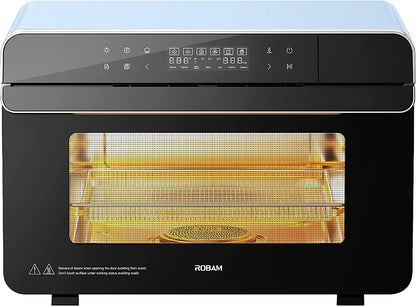 ROBAM 20-in-1 R-BOX CT763(Steam oven),Countertop Convection Oven,Air Fry,Grill,Bake & Steam,Wide Temperature Precision,Ergonomic Design