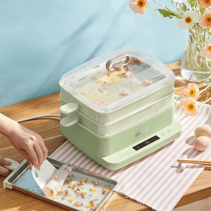 🔥 Bear Multi-Function Home Steamer CFJ-A80B2 – Ideal for Rice Rolls & Dim Sum 🔥