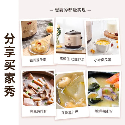 天际电炖锅电炖锅DGD40-40SED汤锅炖锅紫砂锅智能预约定时4L