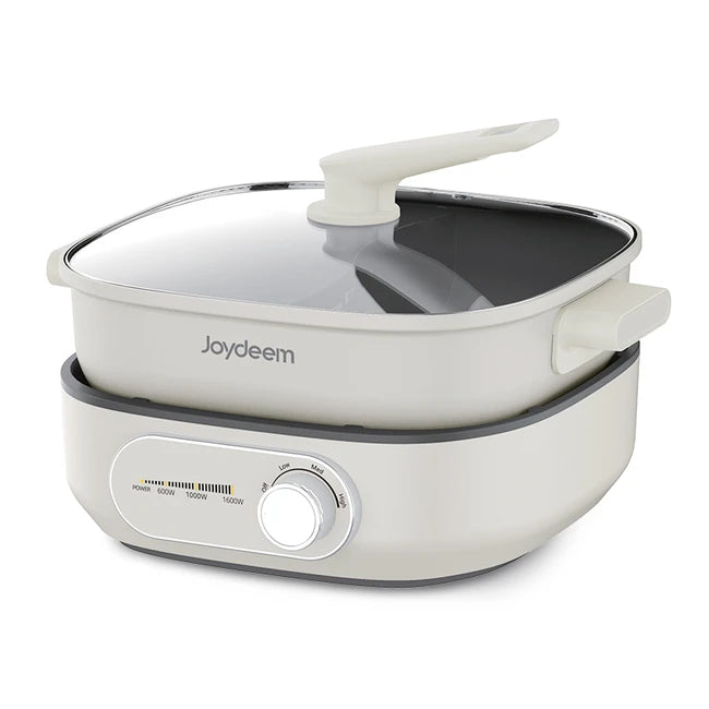 Joydeem electric hot pot DHG-B600, split scallop pot household electric hot pot, 6L