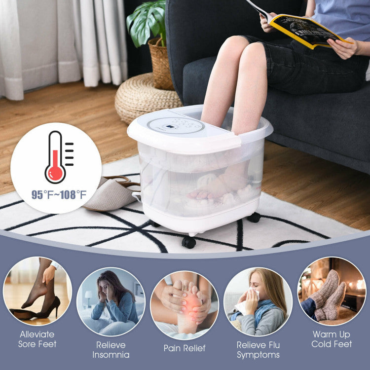 ES10031US:  Foot Spa Bath Massager with 3-Angle Shower