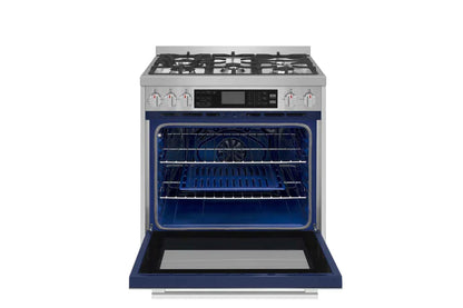 ROBAM Dual Fuel Range G517K, 30", Slide-in, Gas or Propane, with 5.0 cu. Ft. oven