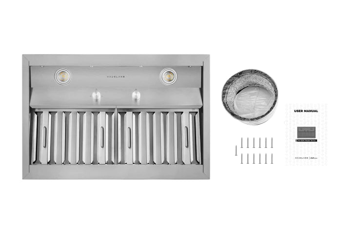 IN-R200: HAUSLANE Convertible Built-in Range Hood (18.5" Deep)