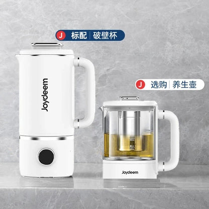 Joydeem Soybean Milk Maker JD-PB8200, Fully Automatic Cleaning, No Filtering, Bass Noise Reduction Multi-function Menu, White