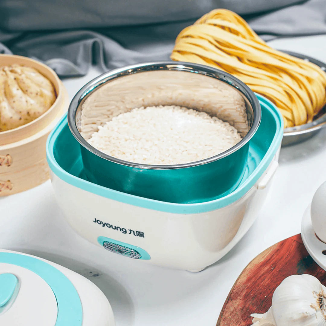 Joyoung electric steamer JYF-10YM01, mini rice cooker with steamed egg rack, 750 ml