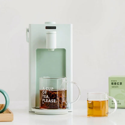 Buydeem S9013/23: Desktop Instant Hot Water Dispenser, Tea Maker, Milk Artifact, Light Shirt Green/Grey,3L