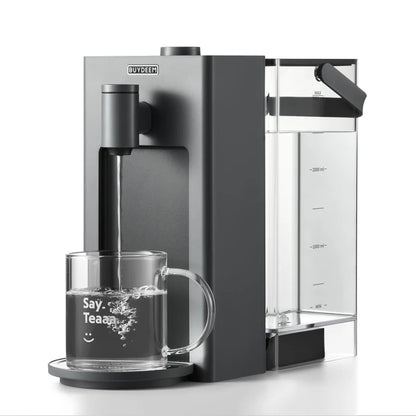 Buydeem S9013/23: Desktop Instant Hot Water Dispenser, Tea Maker, Milk Artifact, Light Shirt Green/Grey,3L