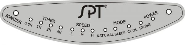 SPT SF-610 带离子发生器的便携式冷却风扇