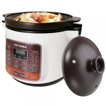 [TIANJI DGD40-40LD] BLACK EARTH STEW POT| 4.0 Liter| Timing| Multiple Functions