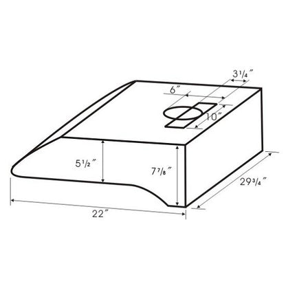 [Crown AC30] Range Hood| 30 inch| 750 CFM| Stainless Steel| Auto Clean Function
