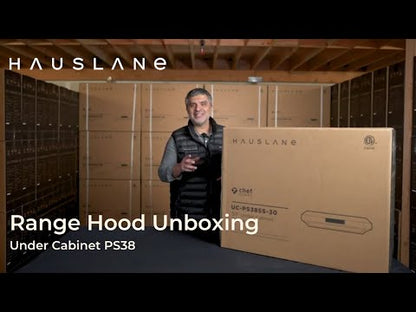 HAUSLANE UC-PS38 Range Hood| Ducted Under Cabinet| 30"|950 CFM